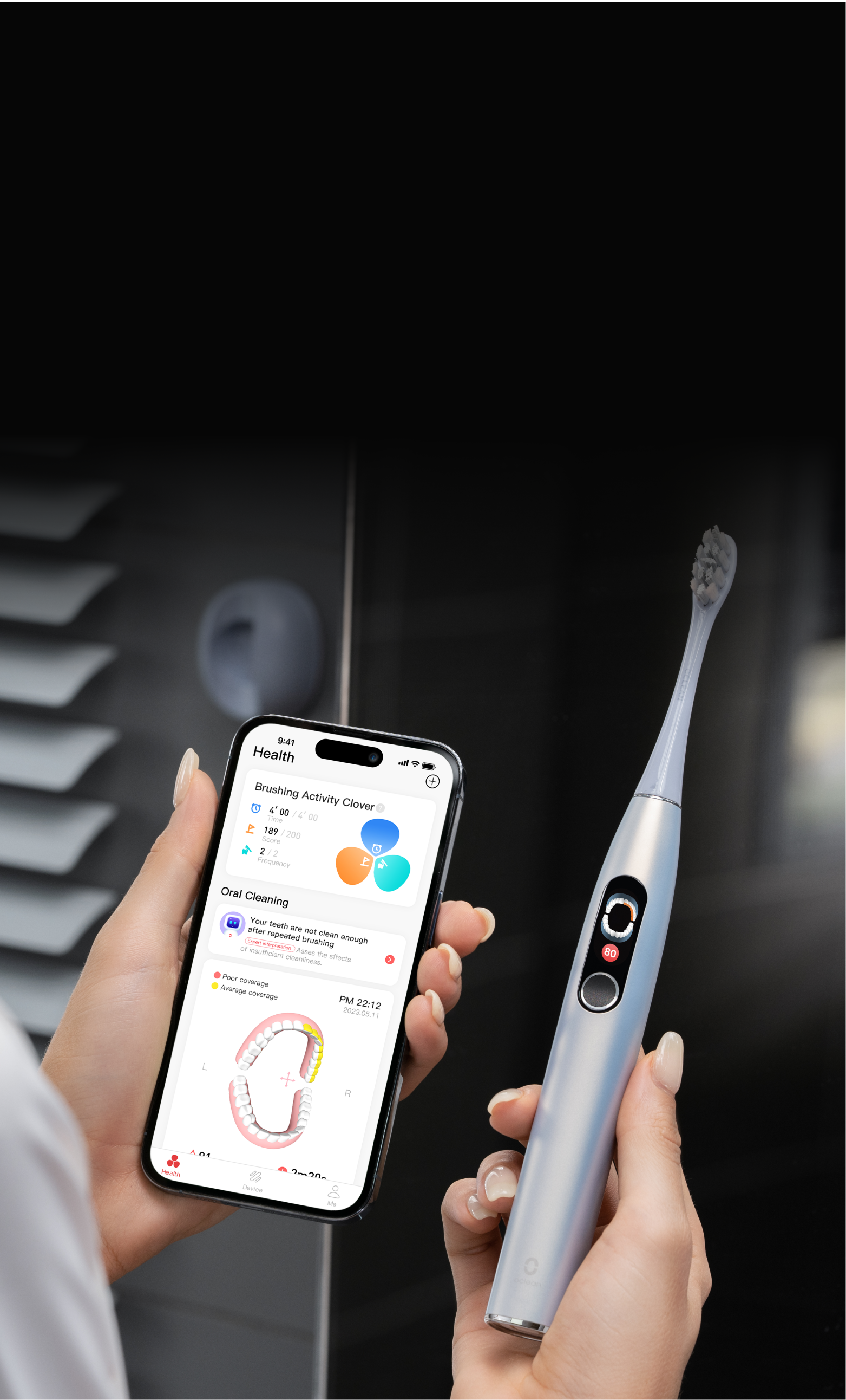 Oclean sonic electric toothbrush technology-Oclean Official Store